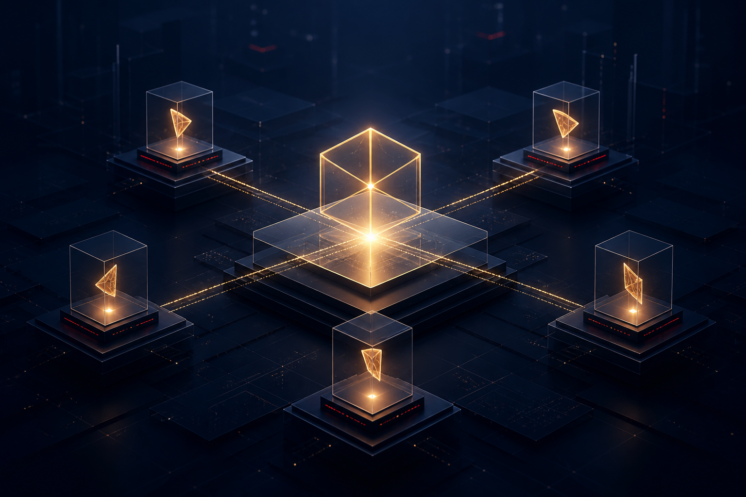 Distributed cryptographic shares converging for threshold authorization
